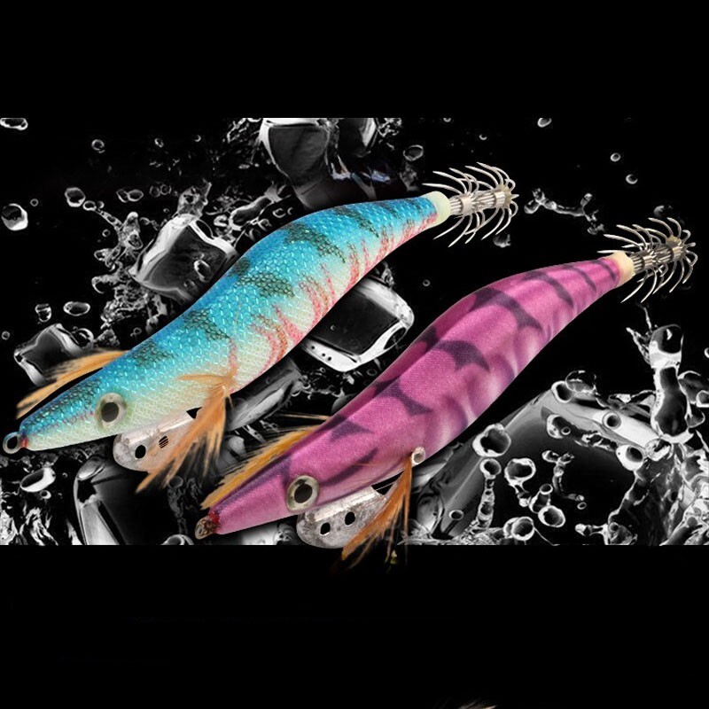 10Pcs Squid Jigs Luminous Saltwater Lures Squid Bait Jig Hook 3.0# - Image 7