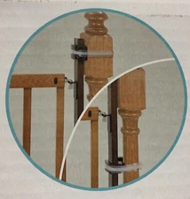 Summer Infant Stairs Banister to Banister Wall-Post Gate "Extender" Mounting Kit