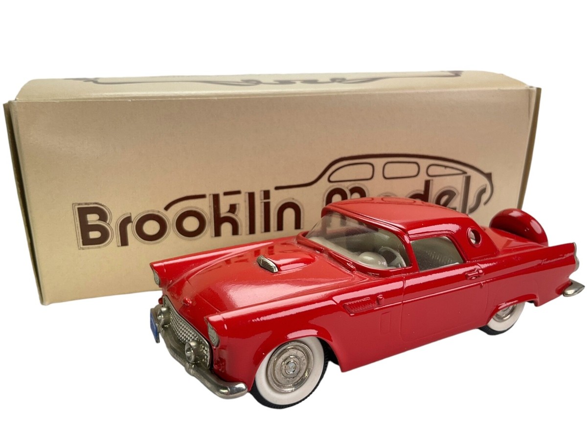 THE BROOKLIN COLLECTION THUNDERBIRD 1／43 Brooklin Models No 13, 1956 Ford Thunderbird Convertible RED 1:43