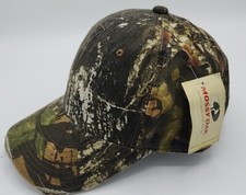 Mossy Oak Full Camo Strapback Distressed Look Hat NEW