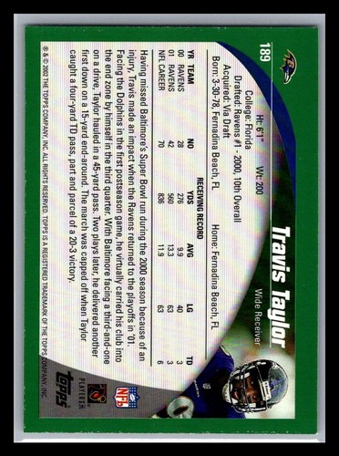 2002 Topps Football # 1 - 200 - Pick Your Card! - Picture 378 of 400