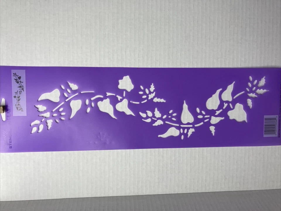 Lot of 7 Plaid Simply Stencils Borders Walls Art 1990's Assorted NOS FREE SHIP ! - Image 3 of 4