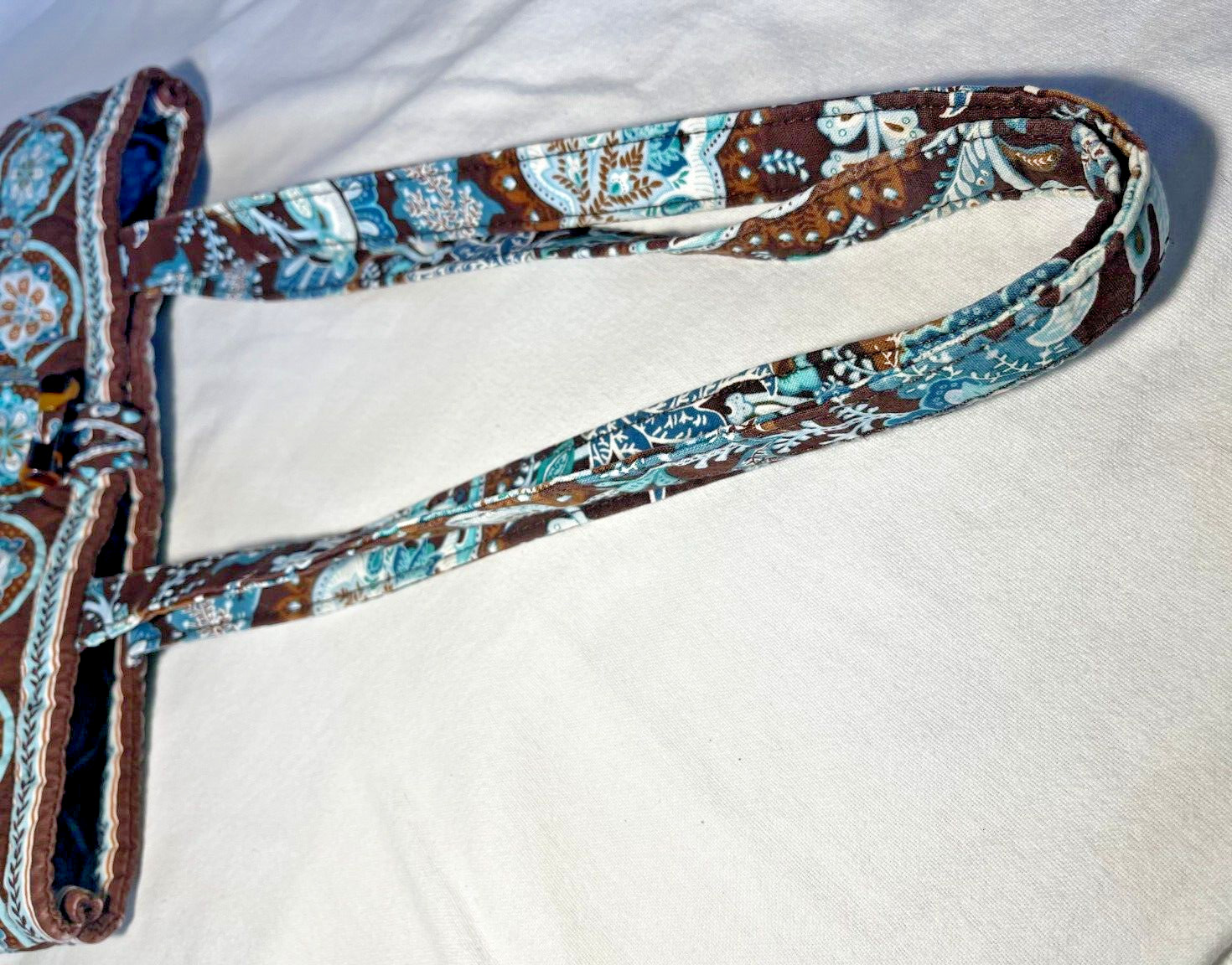 Vera Bradley Java Blue Spring 2006  Quilted tote … - image 4