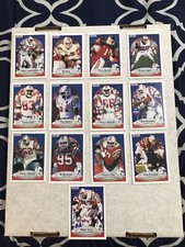 1990 Fleer Premiere Edition Football Patriots Team Set Morgan + Dupes 16 Cards