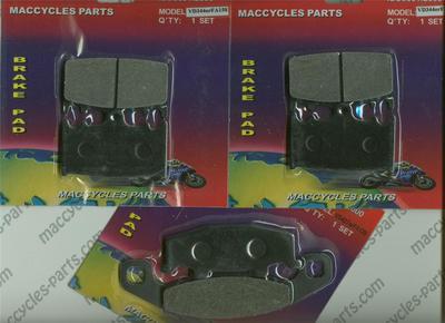:…: Kawasaki Disc Brake Pads ZX600 Ninja ZX-6 1990-1993 Front & Rear