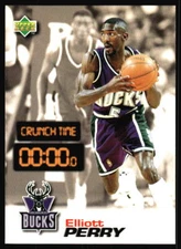 1997 Upper Deck Nestle Crunch Time Elliot Perry    #CT03 Milwaukee Bucks