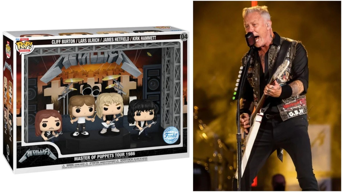 METALLICA Funko Pop Vinyl # 4 Master of Puppets TOUR 1986
