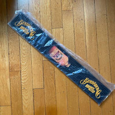 Bundaberg Brewery Rubber Bar Rail Runner Mat Root/Ginger Beer Australia Soda NEW