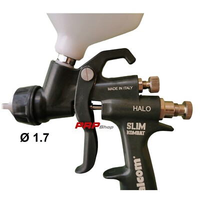 WALCOM SLIM KOMBAT HALO PROFI SPRITZPISTOLE MIT REGLER Ø 1,7