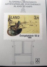 Áland# year set 1986. MNH