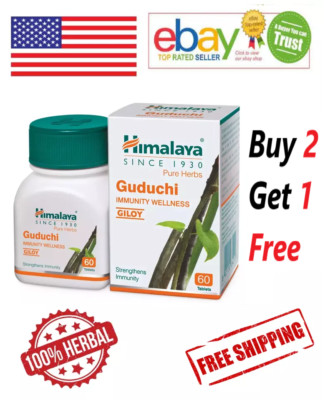 Himalaya Guduchi For Strengthens Immunity 60 Tabs (FREE SHIPPING)