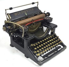 Vintage 1931 Woodstock 5N Typewriter – Antique Black Model – Serial N305297 thumbnail
