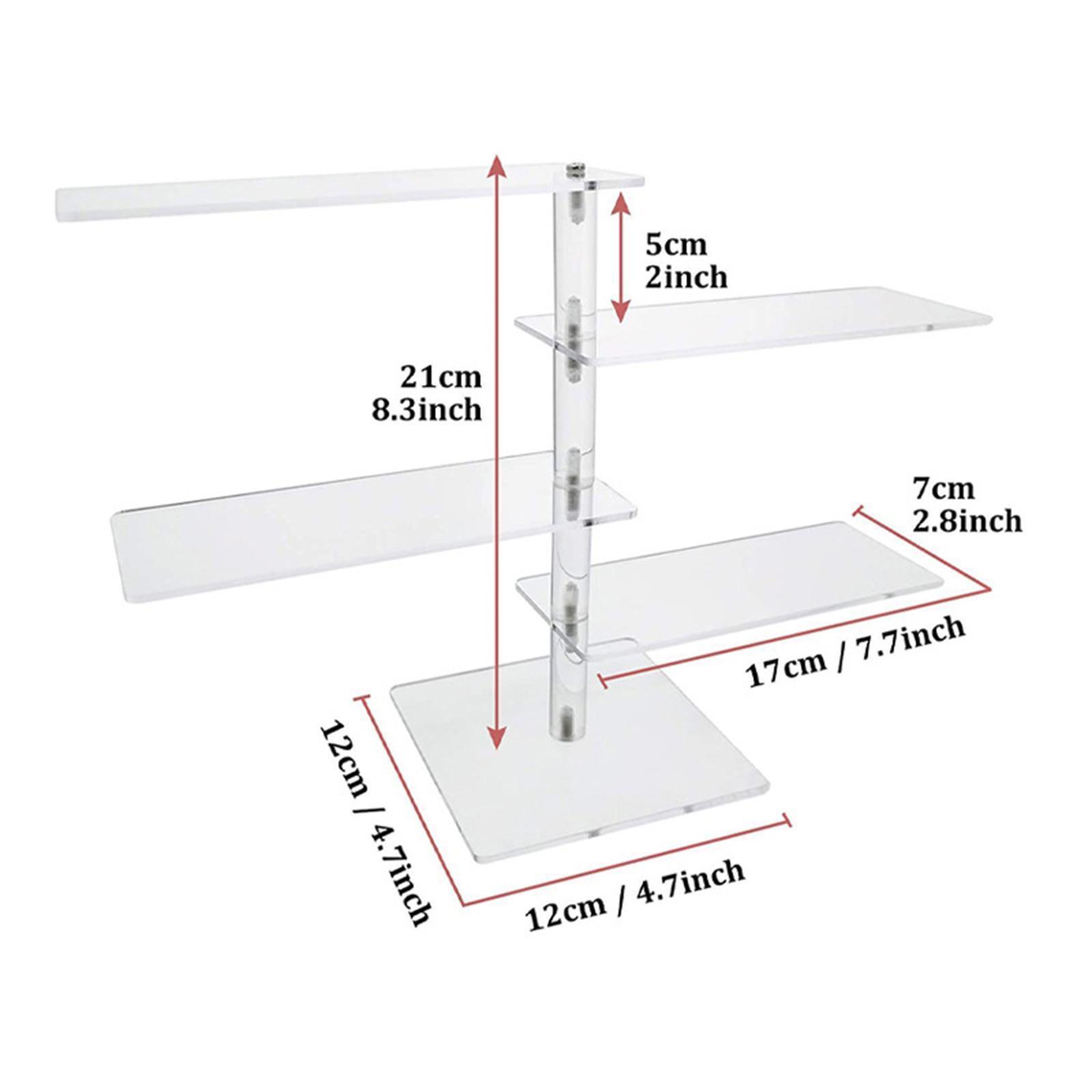 4 Layer Showing Rack Storage Shelf Sunglass Holder for Dresser Showcase