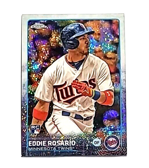 2015 Topps Chrome Update #US341 Eddie Rosario RC (DODGERS) !!