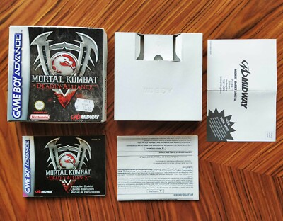 Mortal Kombat Ohne Set GBA Nintendo Game Boy Advance Pal Eur Versand Kombi