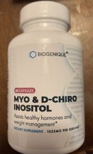 Myo  D-Chiro Inositol Plus 60ct, Women Hormone Support, Manage Stress - 1025 Mg