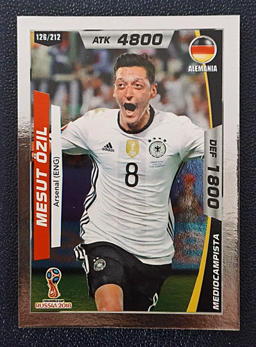 RUSSIA 2018 3R CARD #126 MESUT OZIL FIFA WORLD CUP South America Peru FOIL - 第 1/3 張圖片