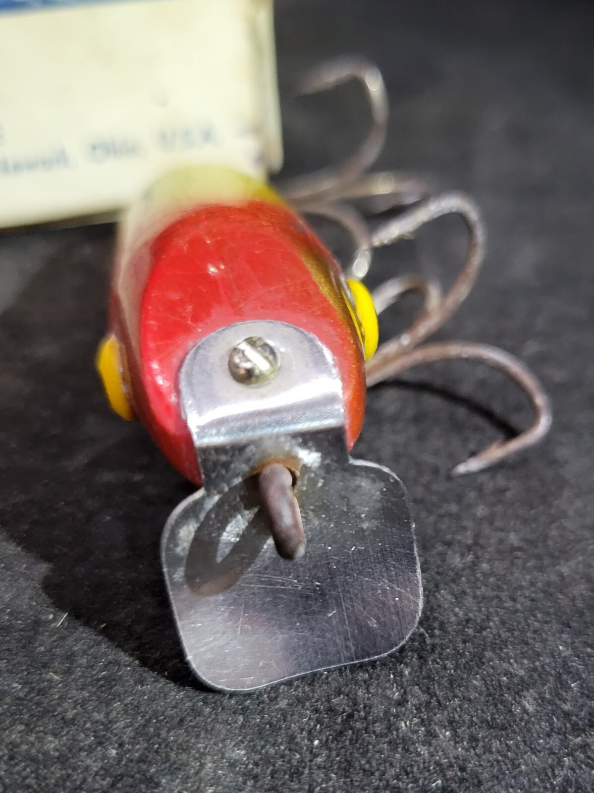 VINTAGE RINEHART JINX LURE RBY w/ BOX NEWARK, OHIO eBay