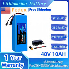48V 10Ah E-Bike Battery 500W Li-ion, Compatible 48V Electric Bicycles/Scooters