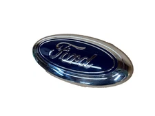 OEM FORD 21-23 F-150 FRONT GRILLE EMBLEM BLUE/CHROME WITHOUT CAM ML34-8B262-DA
