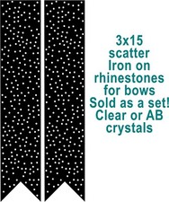 hotfix iron on rhinestone transfers, Bling for bows, rhinestone strips