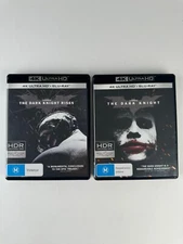 Batman The Dark Knight & The Dark Knight Rises 4K Ultra HD UHD DVD VGC