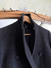 Women Jil Sander Coat Grey Wool 34