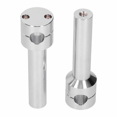 Car 2pcs 25mm Handle Risers Mount Clamp Adaptor Kit Motorcycle