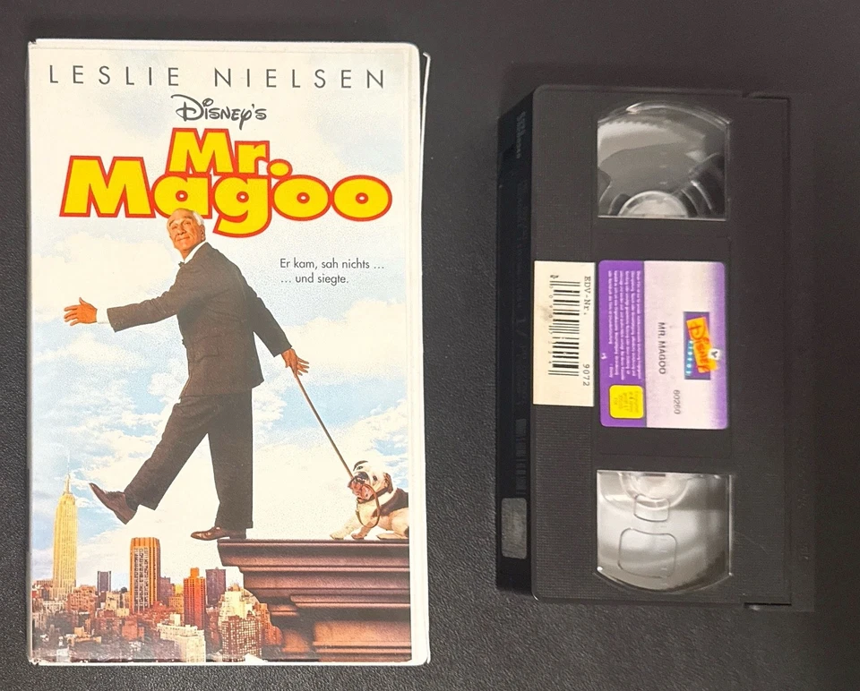Disney´s Mr. Magoo FSK6 83Min. Leslie Nielsen Komödie Hardbox Sammler RAR VHS - Bild 2 von 4