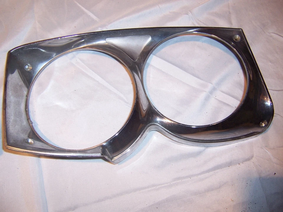 1965 Mercury Comet Headlight Bezels Original FoMoCo - Image 3 of 4