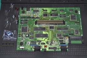 NEO GEO AES AES3-4 Console Full Recap NEOGEO SNK, YPbPr out, Joystick Sanwa