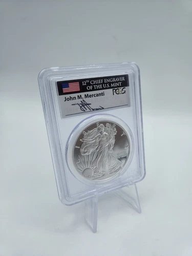 2015-W American Silver Eagle FDOI Philadelphia Mercanti PR70 DCAM PCGS