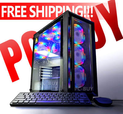 High Performance i7 Gaming PC RTX 4060 16GB DDR4 512GB SSD + 1TB W11