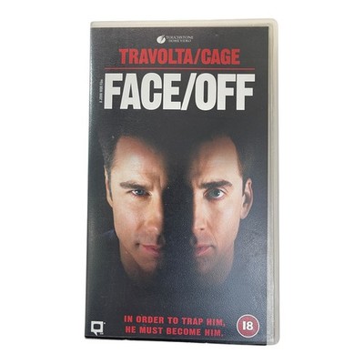 Face/Off VHS Travolta Cage Action Thriller Touchstone 1997 Vintage Video