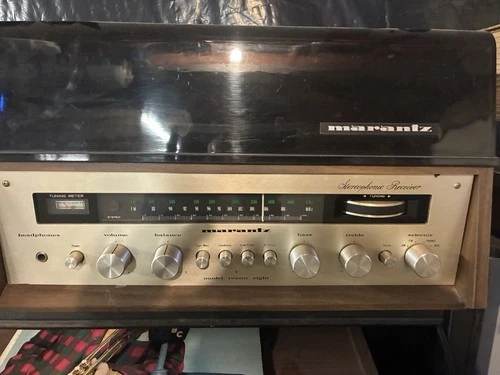 Marantz Model Twenty Eight Stereo Receiver Turntable Vintage