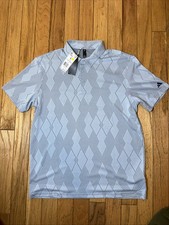 Adidas Golf Ultimate365 Micro Texture Polo Shirt Wonder Blue JI6446 Men's Large
