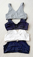 4 x  Set Bundle H&M & ZUMIY Maternity Nursing Breastfeeding Bras Tops UK Size M