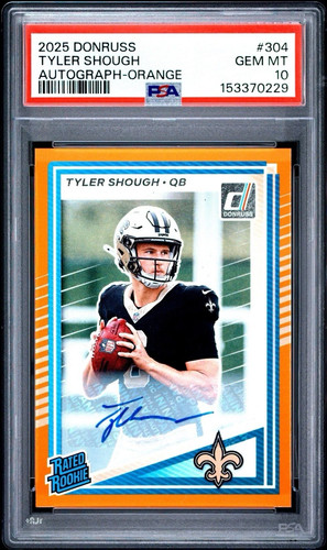 2025 Tyler Shough [Orange Autograph] #304