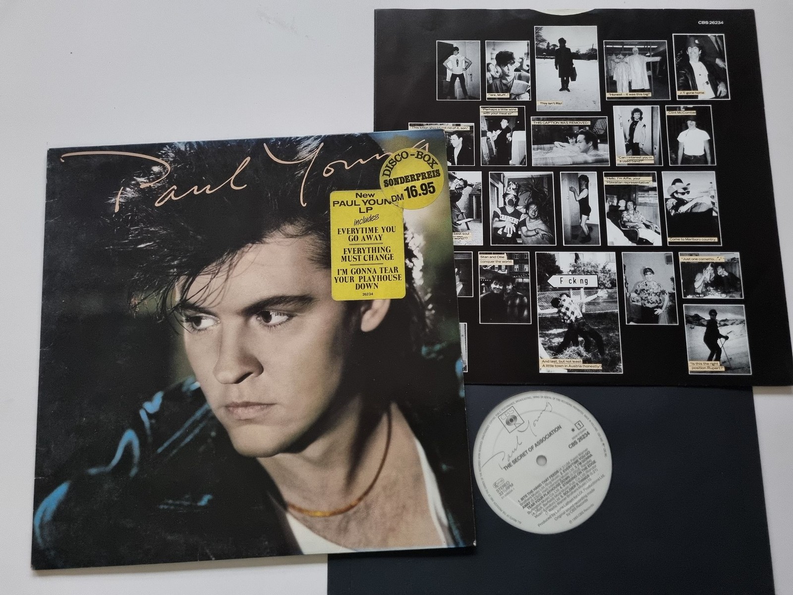 Paul Young - The Secret Of Association Vinyl LP Europe