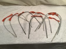 Lot Of 9 Old Timey Croquet Wickets Used Condition