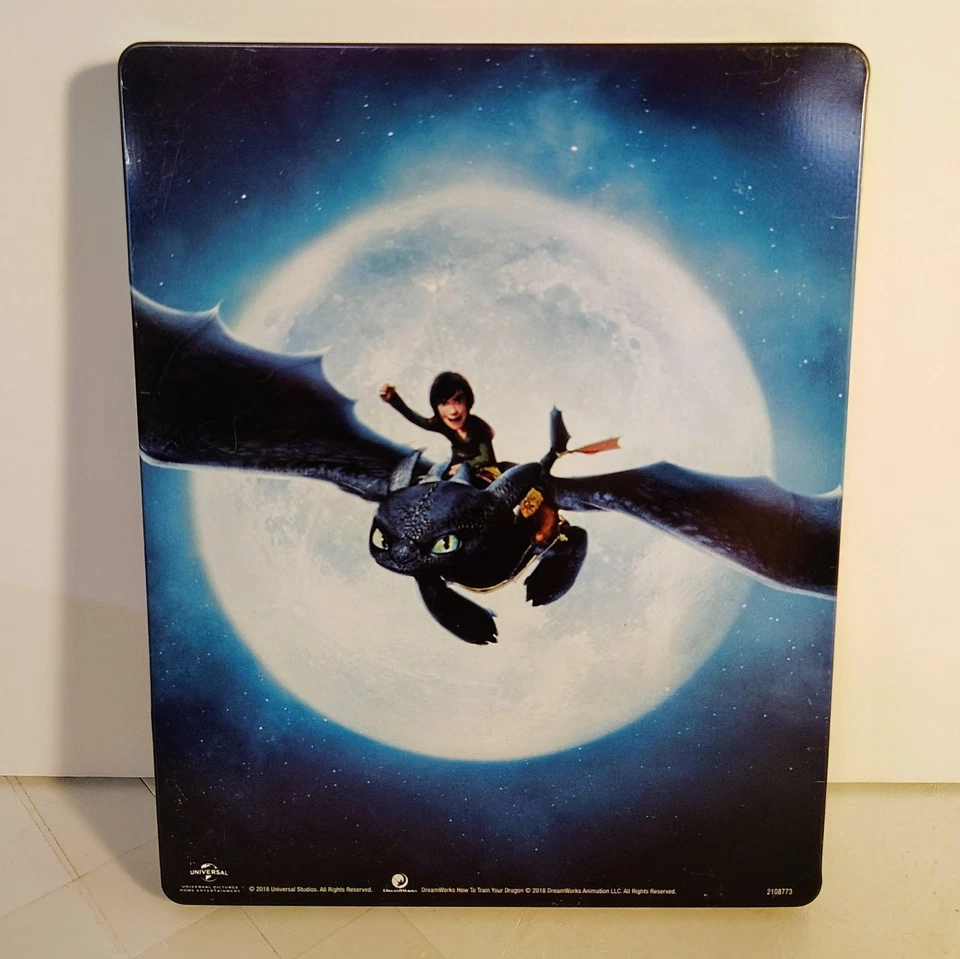 How to Train Your Dragon (4K/Blu Ray Combo, 2010) Best Buy Steelbook - Image 2 of 4