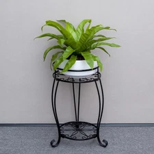 Plant Stand, Heavy Duty Metal Planter Holder Height 19.4 inches---1 Pack
