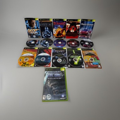Xbox Lotx11 Games 007 Riddick Incredibles Gaiden Spider Kong Wolverine Star Wars