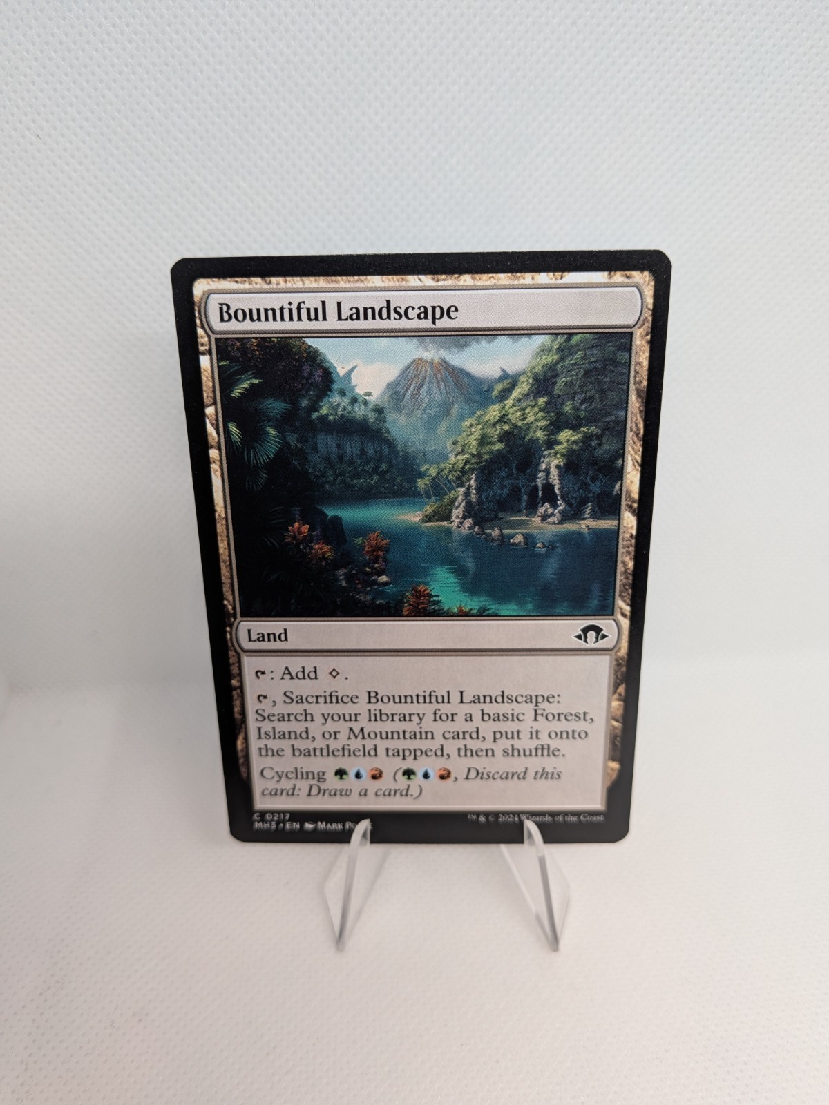 x4 MTG Bountiful Landscape Playset 217 Modern Horizons 3 Magic 4x