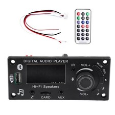 Digital DC7-25V MP3 Decoder Board 2 50W Bluetooth Amplifier Car Audio Player