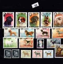 / SURINAME, NORWAY - MNH - NATURE - ANIMALS - DOGS - PETS