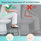 AplusChoice 20" RV Toilet Gravity Flush High w/ Bidet Spray & Steel Step Stool — photo 3