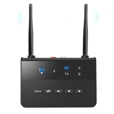 New Bluetooth 5.0 RCA Transmitter Receiver Audio Adapter 3.5mm AUX Jack TV PC
