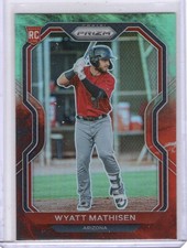 2021 Panini Prizm Cosmic Haze Prizm RC #84 Wyatt Mathisen Arizona Diamondbacks