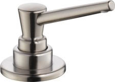 Delta Faucet Pump Soap/ Lotion Dispenser Brushed Nickel, Countertop Soap Disp...